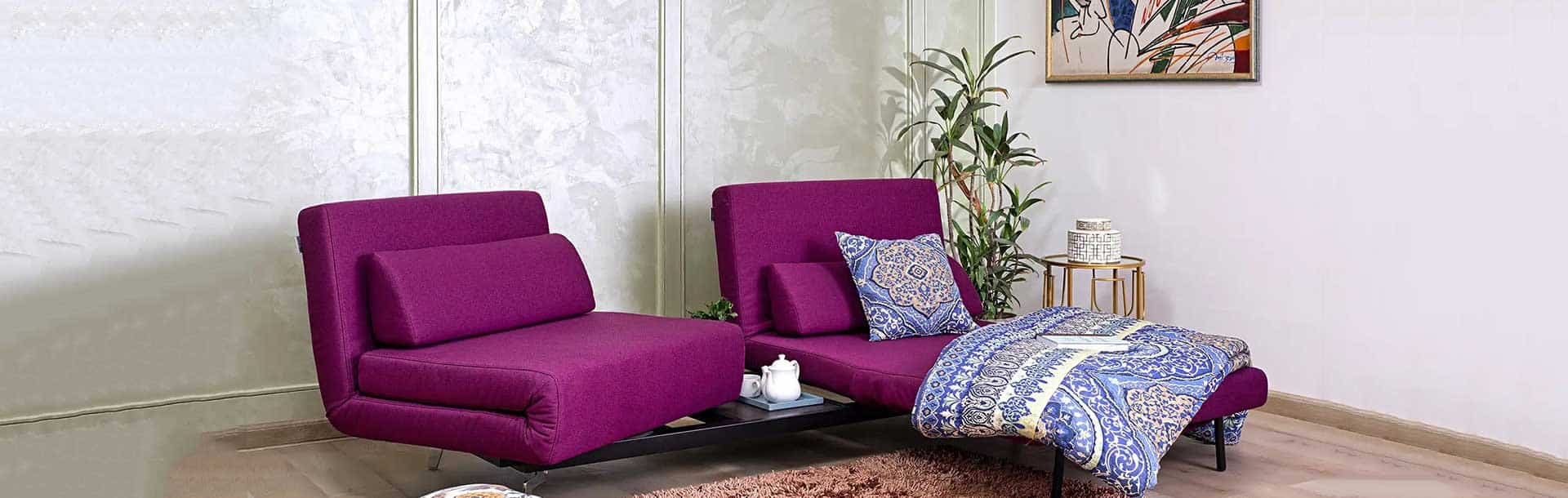 Single sofa cum bed Double sofa cum bed in Delhi NCR India